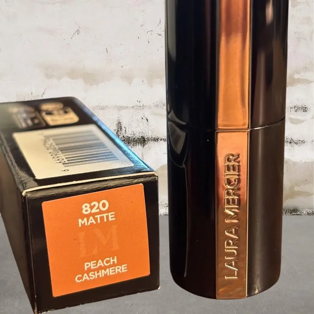 Laura Mercier $46 Caviar Smoothing Matte Lipstick in Peach Cashmere NIB